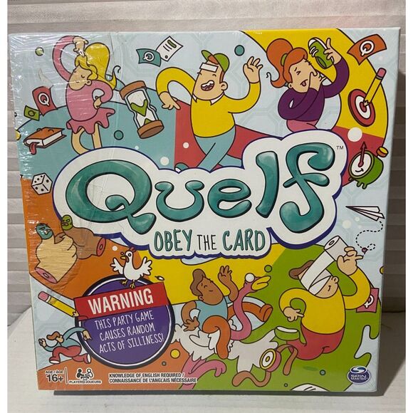 Spin Master Quelf Board Game: Party Game for Teens and Adults. New. - Picture 1 of 5
